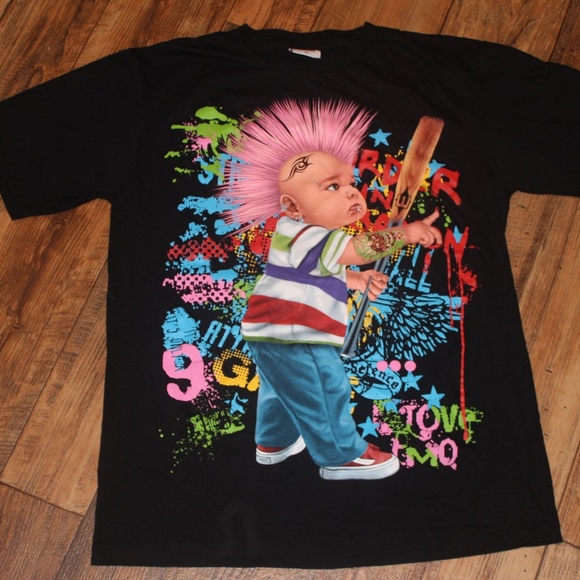 Other - *$5.95 SHIPPING* Punk Rock Baby Men's Shirt